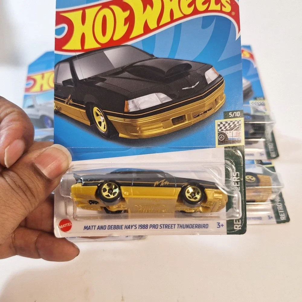 Hot Wheels Matt And Debbie Hay's 1988 Pro Street Thunderbird Zamac/ Black/ Pink